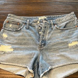 Madewell cut off shorts
